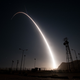 A Minuteman III missile is launched during an operational test at 12:03 a.m., PDT, April 26, 2017 from Vandenberg Air Force Base (U.S. Air Force photo by Senior Airman Ian Dudley)
